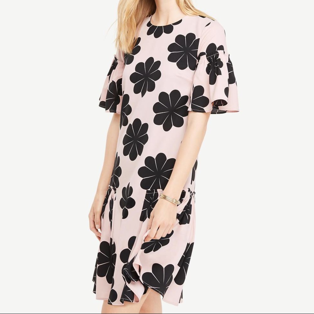 Flower Power Shift Dress in Shino Pink 🌸